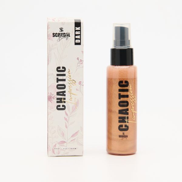 Scandal Beauty Chaotic Impression σπρέι προετοιμασίας, σεταρiσματος και λάμψης Dark, 50ml