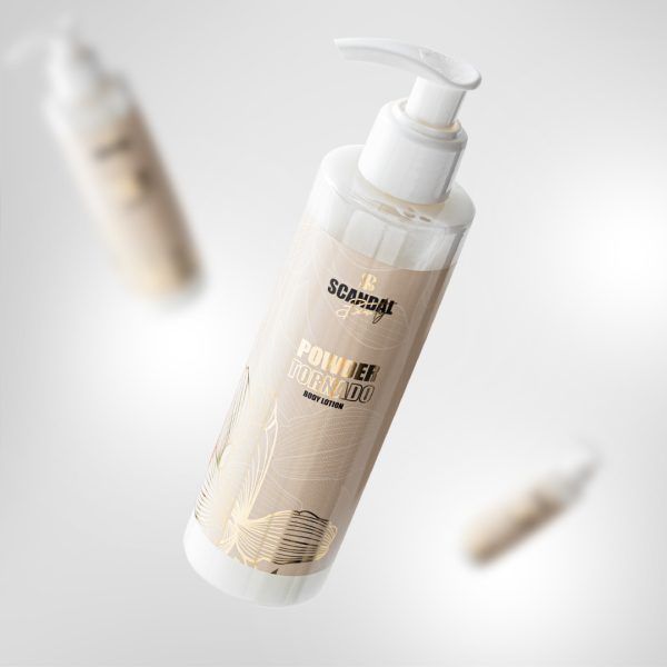 Scandal Beauty Powder Tornado Body Lotion – Λοσιόν Σώματος με Άρωμα Πούδρας, Τριαντάφυλλο &amp; Ξυλώδεις Νότες (200ml)