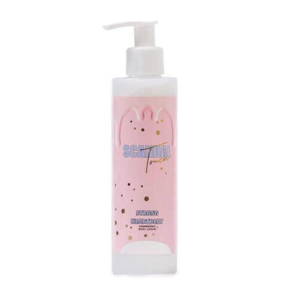 Scandal Beauty Strong Heartbeat Shimmer Body Lotion – Λοσιόν Σώματος με Λάμψη, Βανίλια &amp; Κανέλα (200ml)