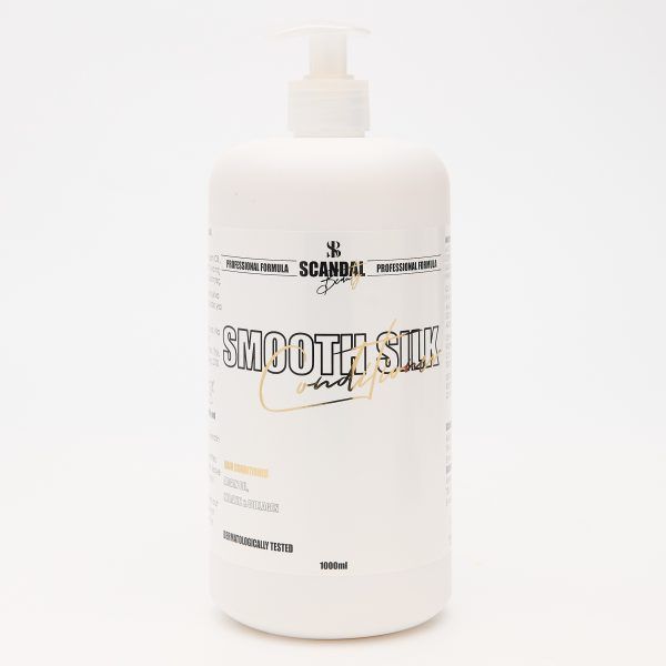 Scandal Beauty Hair Conditioner “SmoothSilk” με Κερατίνη, Κολλαγόνο &amp; Argan Oil – 1L