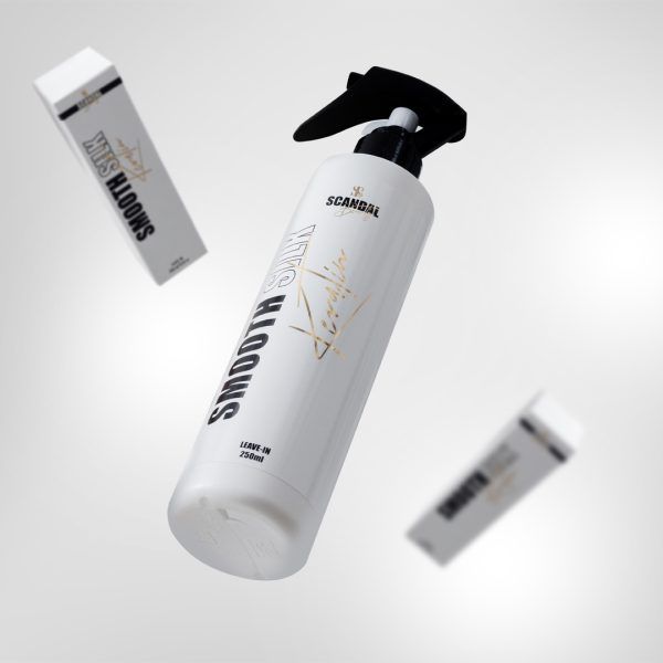 Scandal Beauty Leave-In Κερατίνης “SmoothSilk” – Χωρίς Ξέβγαλμα με Μετάξι &amp; Πανθενόλη (250ml)