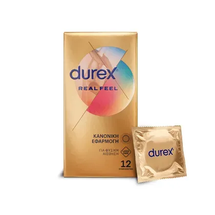 Durex Προφυλακτικά Real Feel 12τμχ