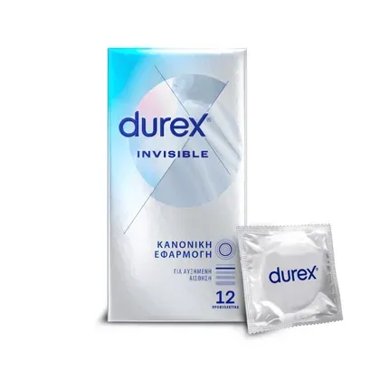 Durex Προφυλακτικά Invisible 12τμχ