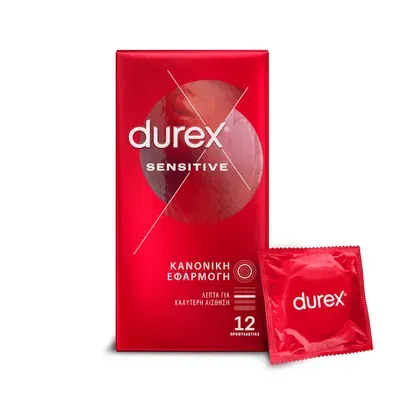 Durex Προφυλακτικά Sensitive 12τμχ