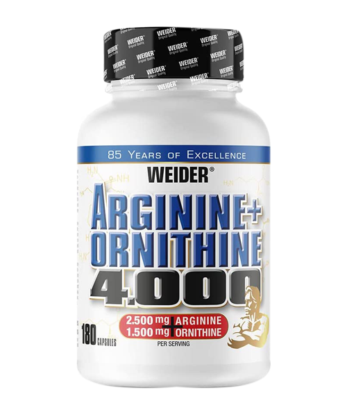 WEIDER ARGININE+ORNITHINE 180CAPS
