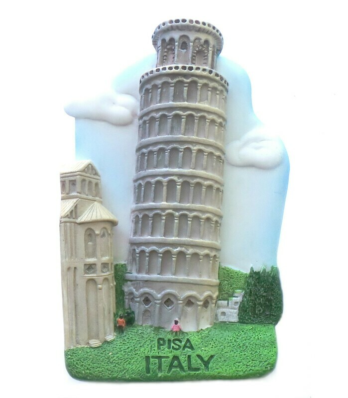 Leaning Tower of Pisa Italy, Souvenir Resin 3d Fridge Magnet