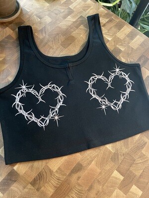 Barbed Wire Tank -Pink