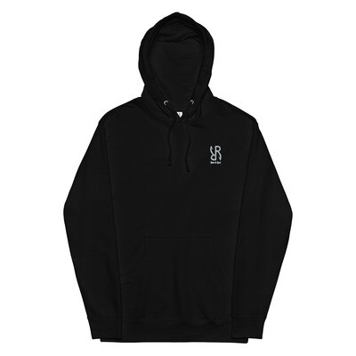 Rise & Rod - Embroidered Hoodie Black