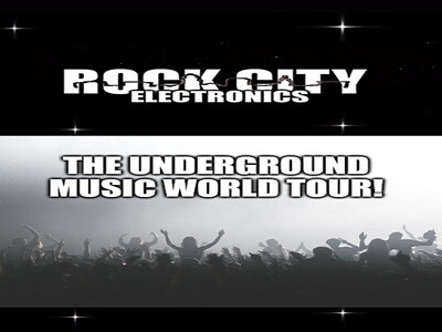 The Underground Music World Tour. Performers Slot Time Gift Only. (20 minutes.)