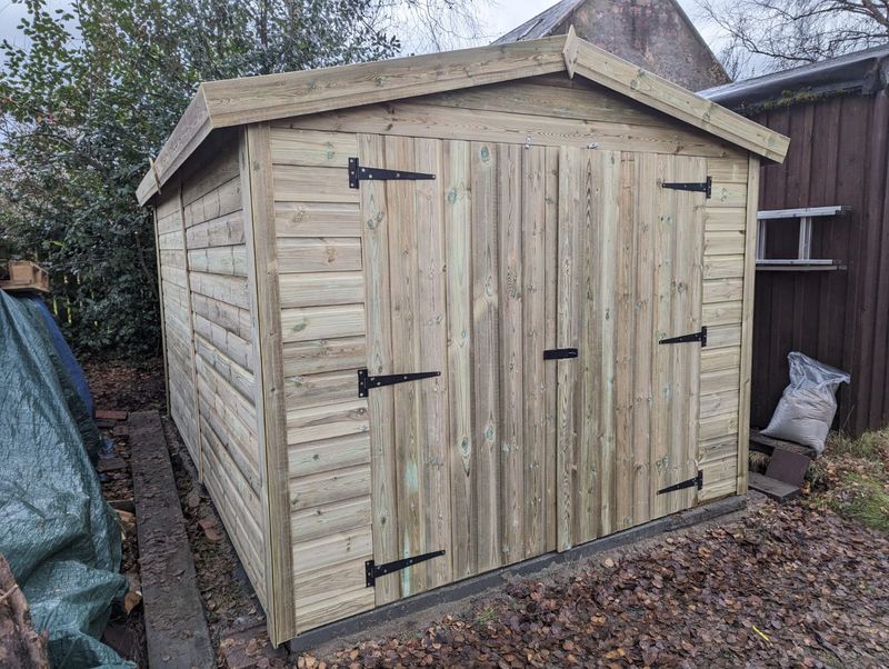 Apex Shed with Double Doors