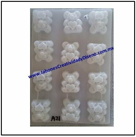 Moldes de Oso c/corazón mini
