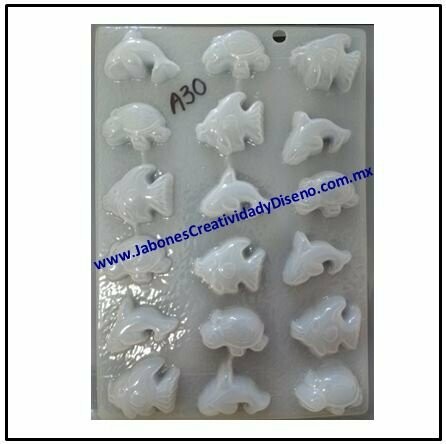 Moldes de Animales marinos chicos