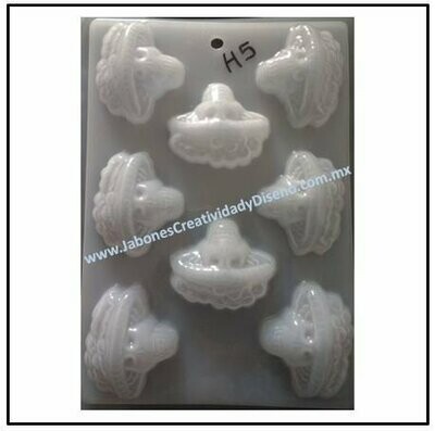 Moldes Catrina Halloween