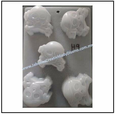 Moldes calaveras  Pirata Halloween