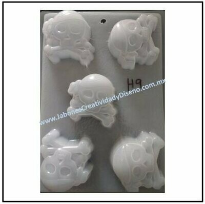 Moldes calaveras  Pirata Halloween