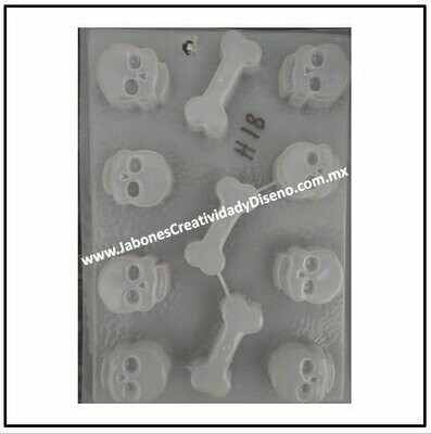 Moldes huesos y calaveras 2