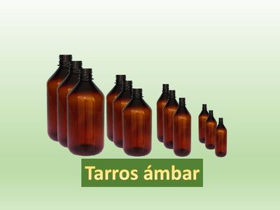 Tarros de Vidrio ámbar