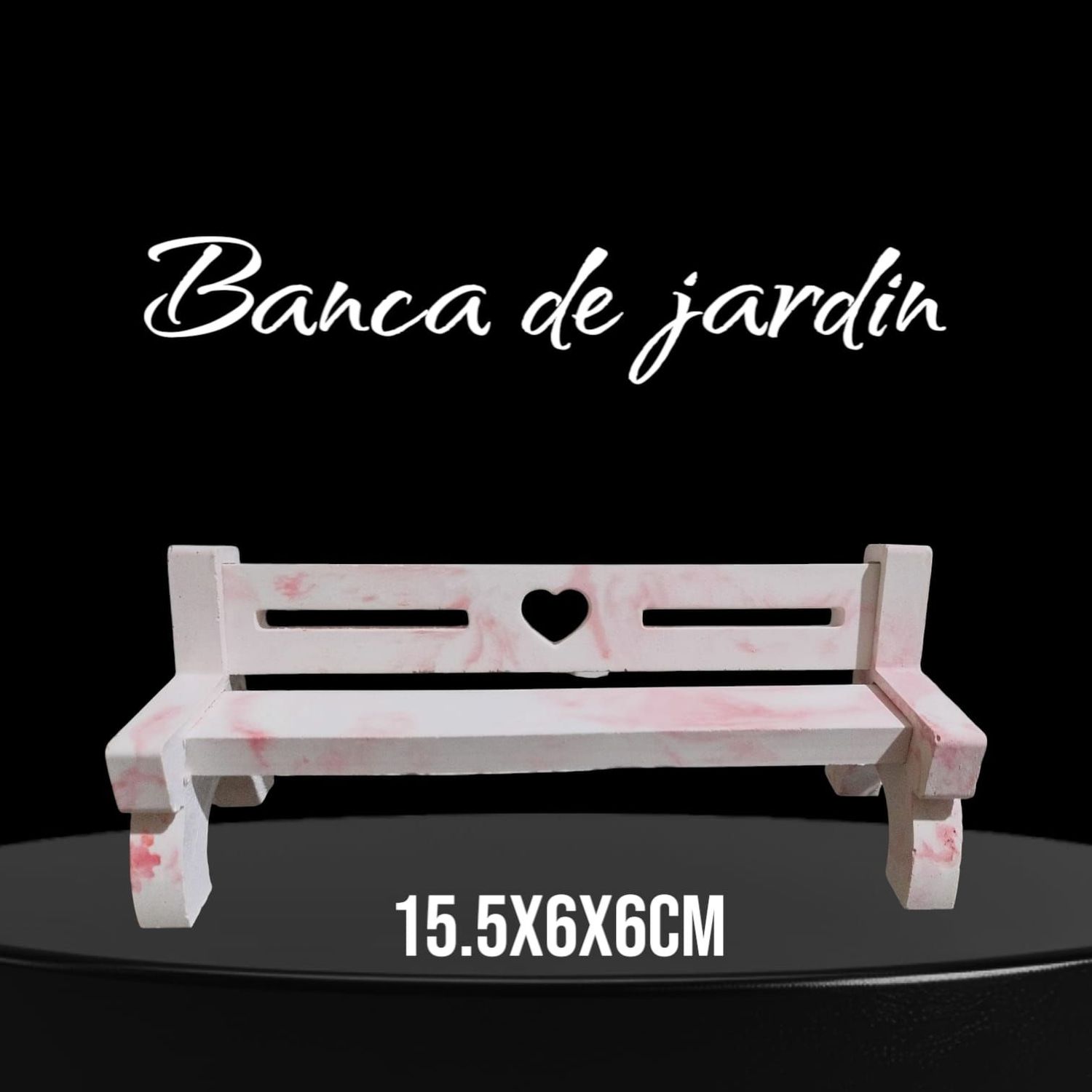 Banca de Jardín  de concreto