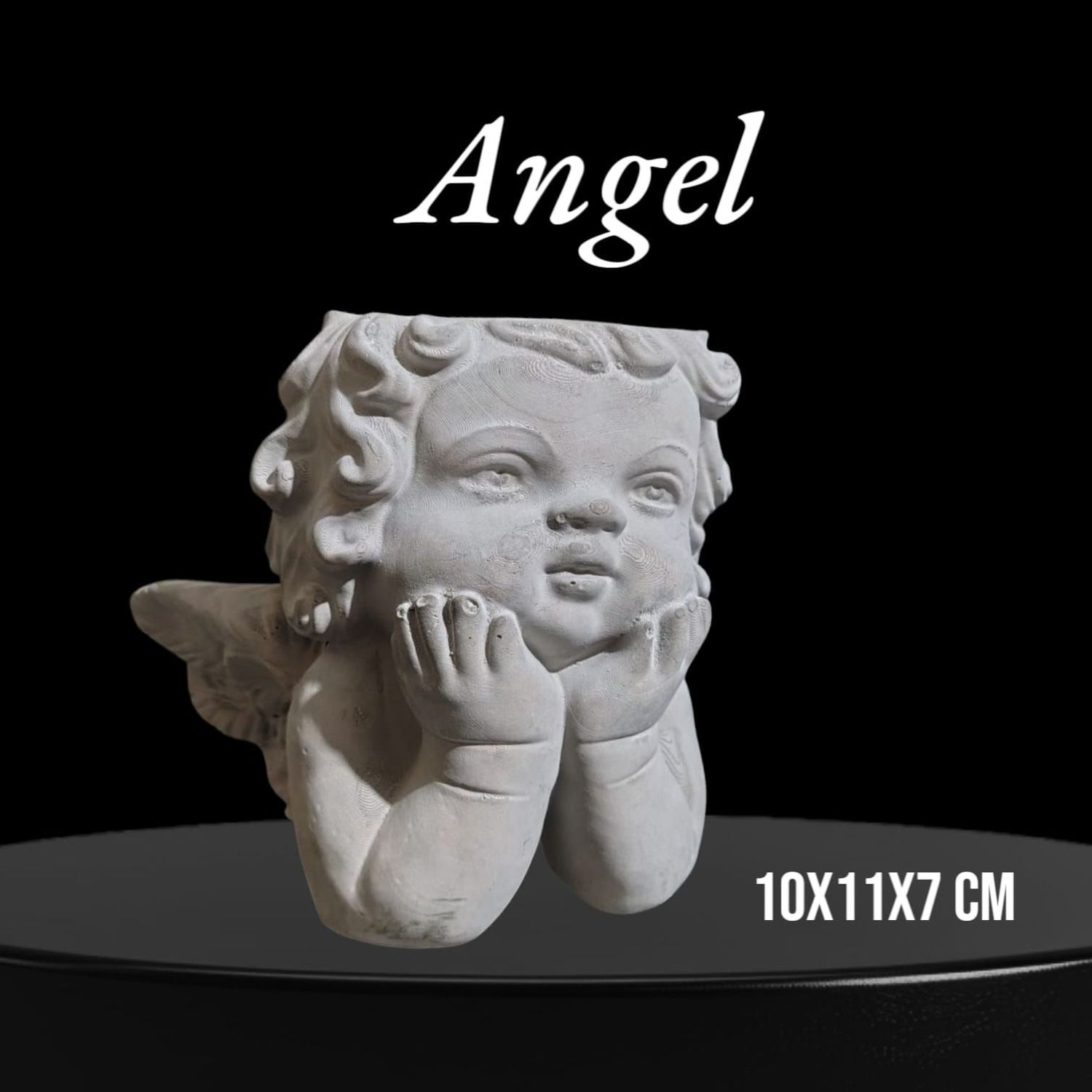 Ángel de concreto