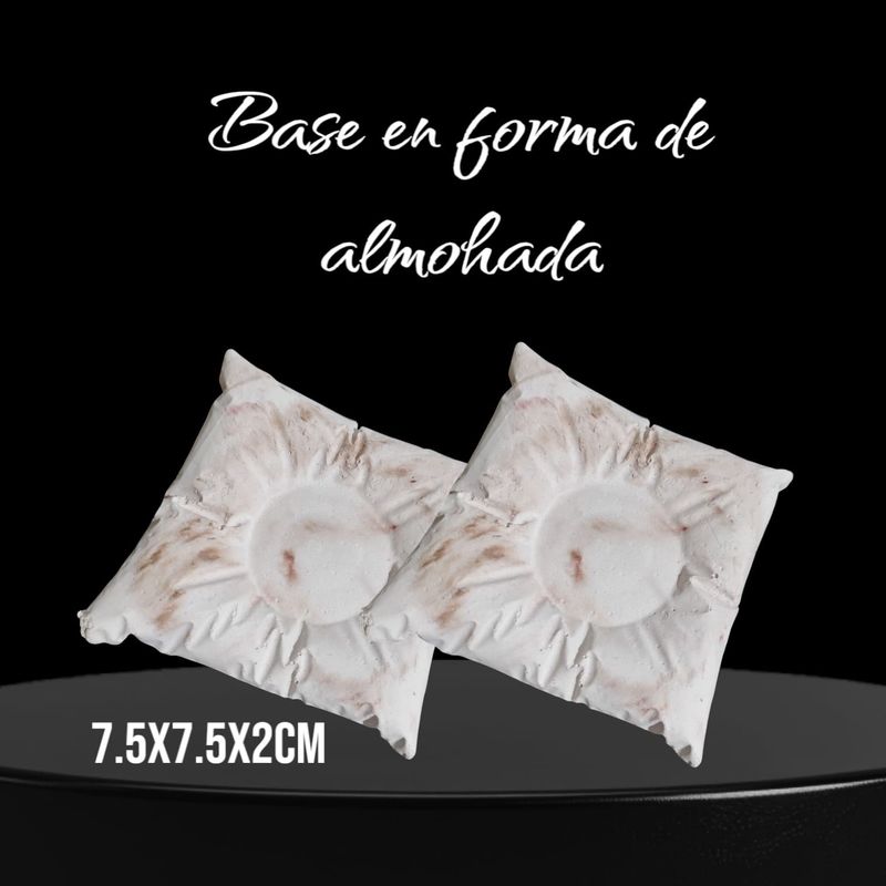 Base tipo almohada de concreto