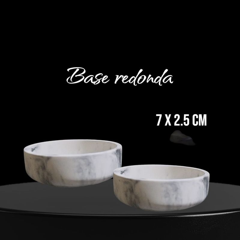 Base Redonda  de concreto