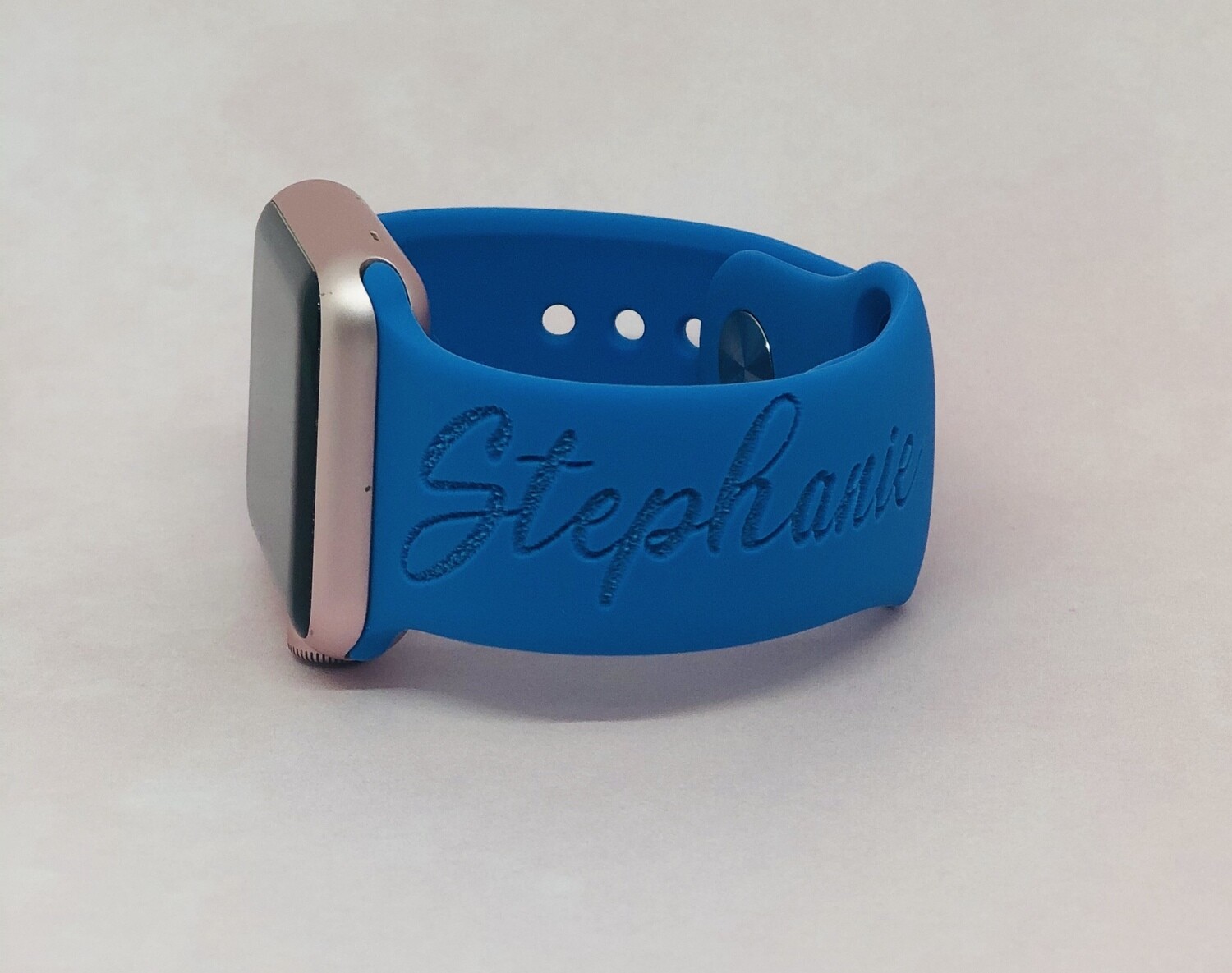 Personalized Silicone WatchBand-Name and Monogram