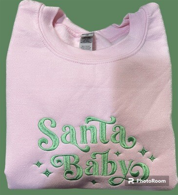 Sweatshirt-Xmas Santa Baby
