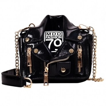 Moto Jacket Black Handbag