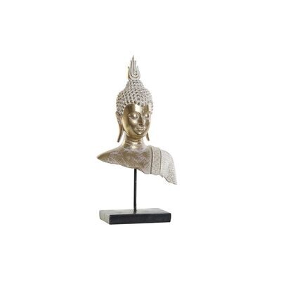 Dekorativ figur DKD Home Decor Metal Harpiks Orientalsk Buddha