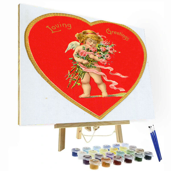 Lots of Love Paint By Number Painting Set