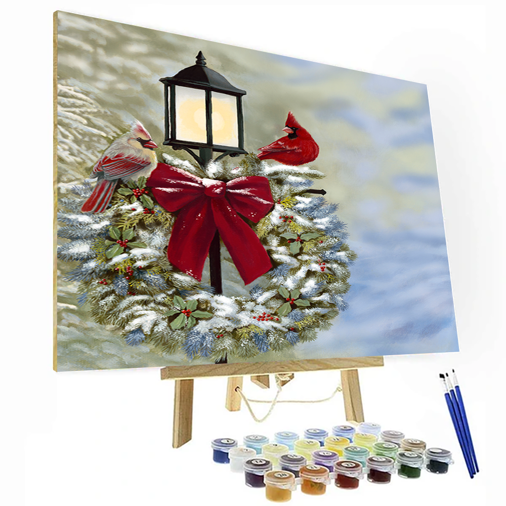 Cards & Lamps Paint By Number Painting Set