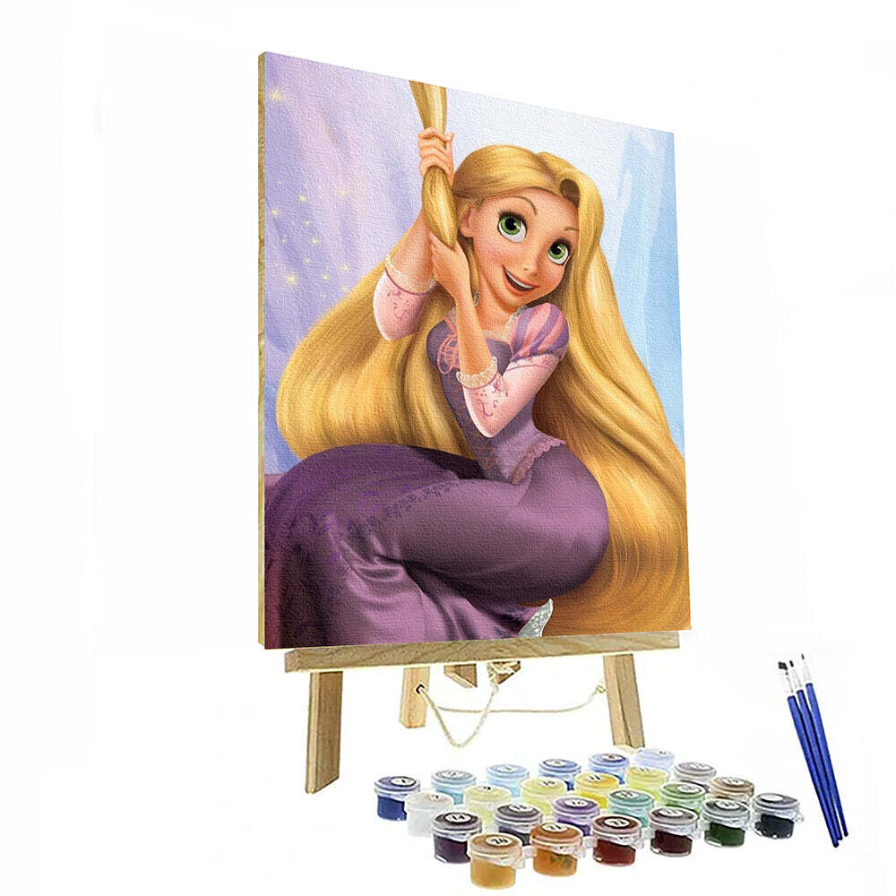 Princess Rapunzel Paint By Number Painting Set
