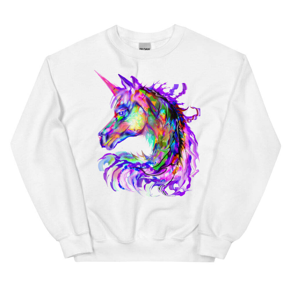 Neon Unicorn Unisex Sweatshirt