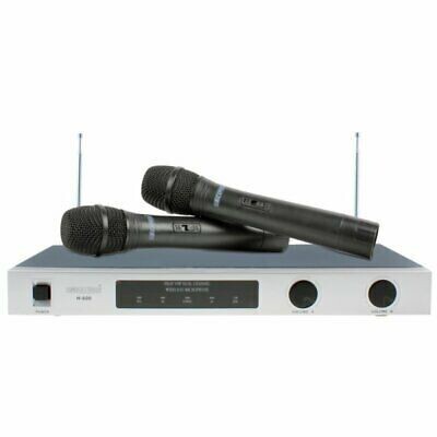 Wireless Microphone Dual Handheld 2 x Mic Cordless Receiver Dj Karaoke Singing Microphones 5 Core WM600 ⭐⭐⭐⭐⭐Ratings ✔️ Best Deal