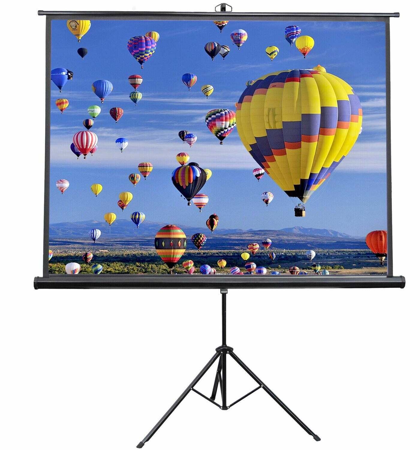 Projector Stand Tripod Screen  72 inch  16:9 Indoor Outdoor Movie Screen Easy Installation 8K Ultra HD 3D TR84 5 Core SCREEN TR 72