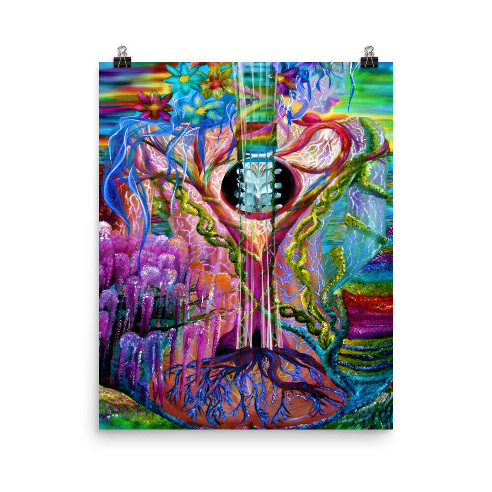 Guitar Soul Giclee Poster