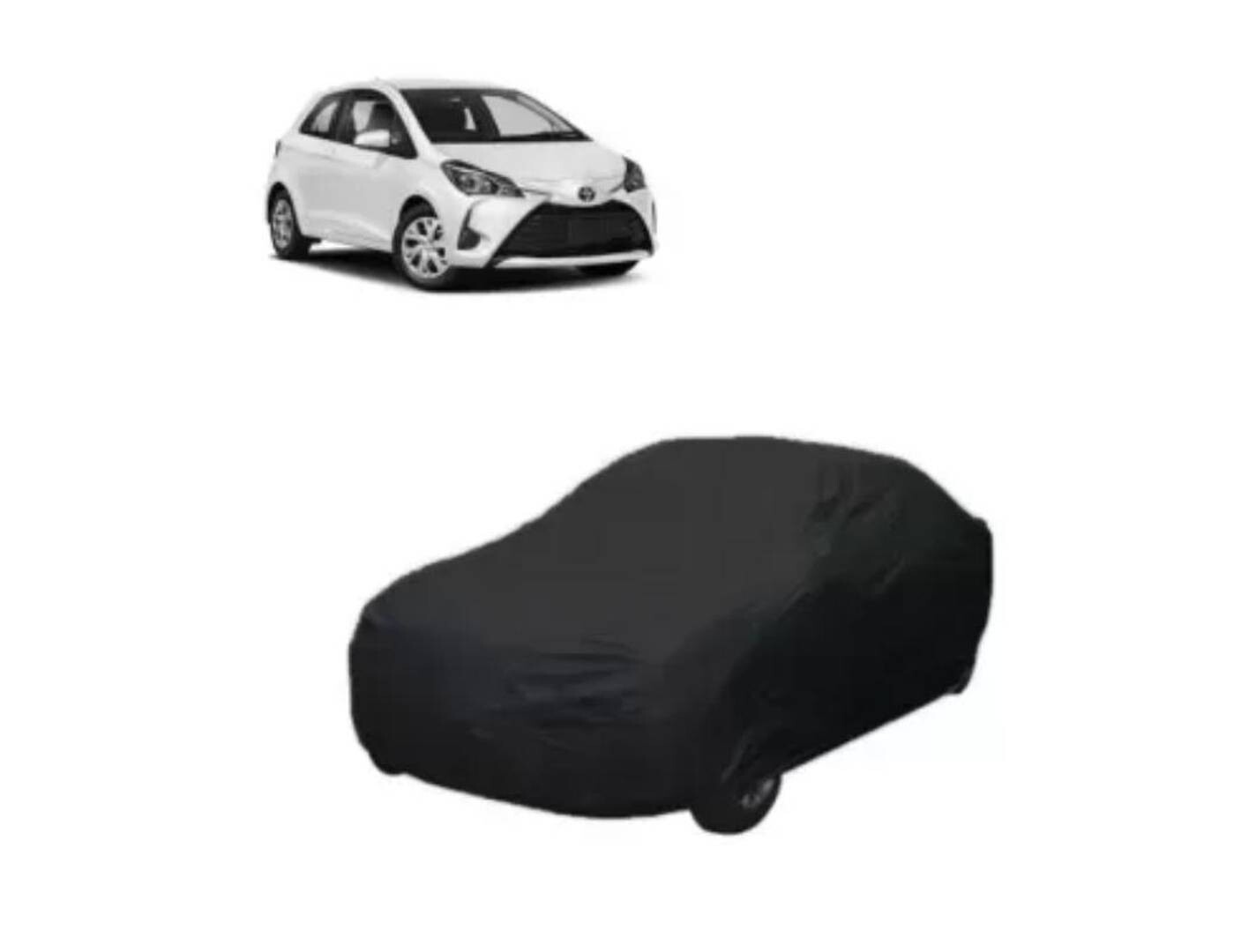 Car Body Cover For Toyota Yaris Dust & Water Proof Color Black