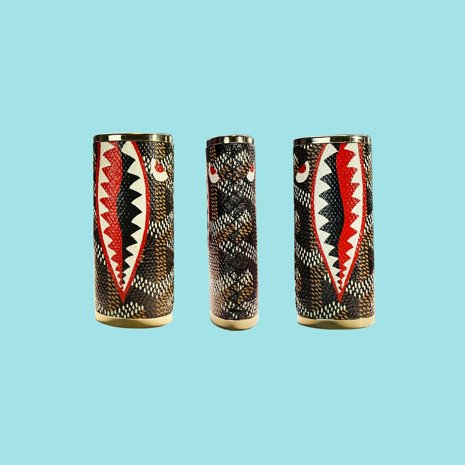 Custom Lighter Sleeve made with Authentic Goyard Material