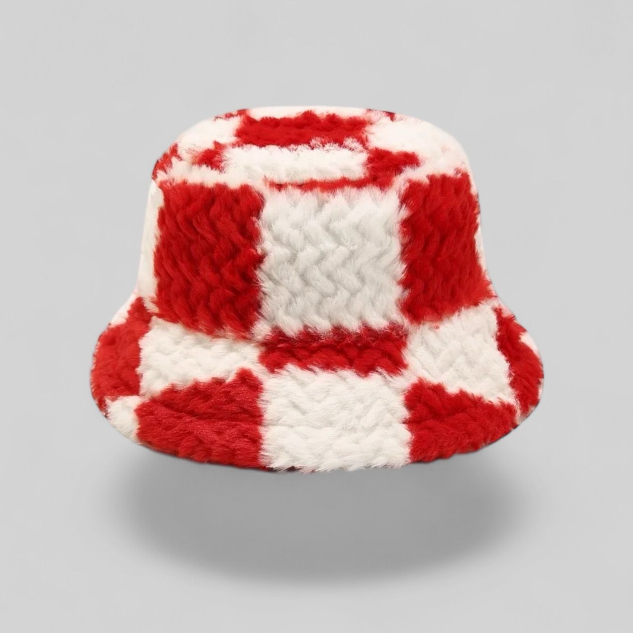 RED CHECKERED BUCKET