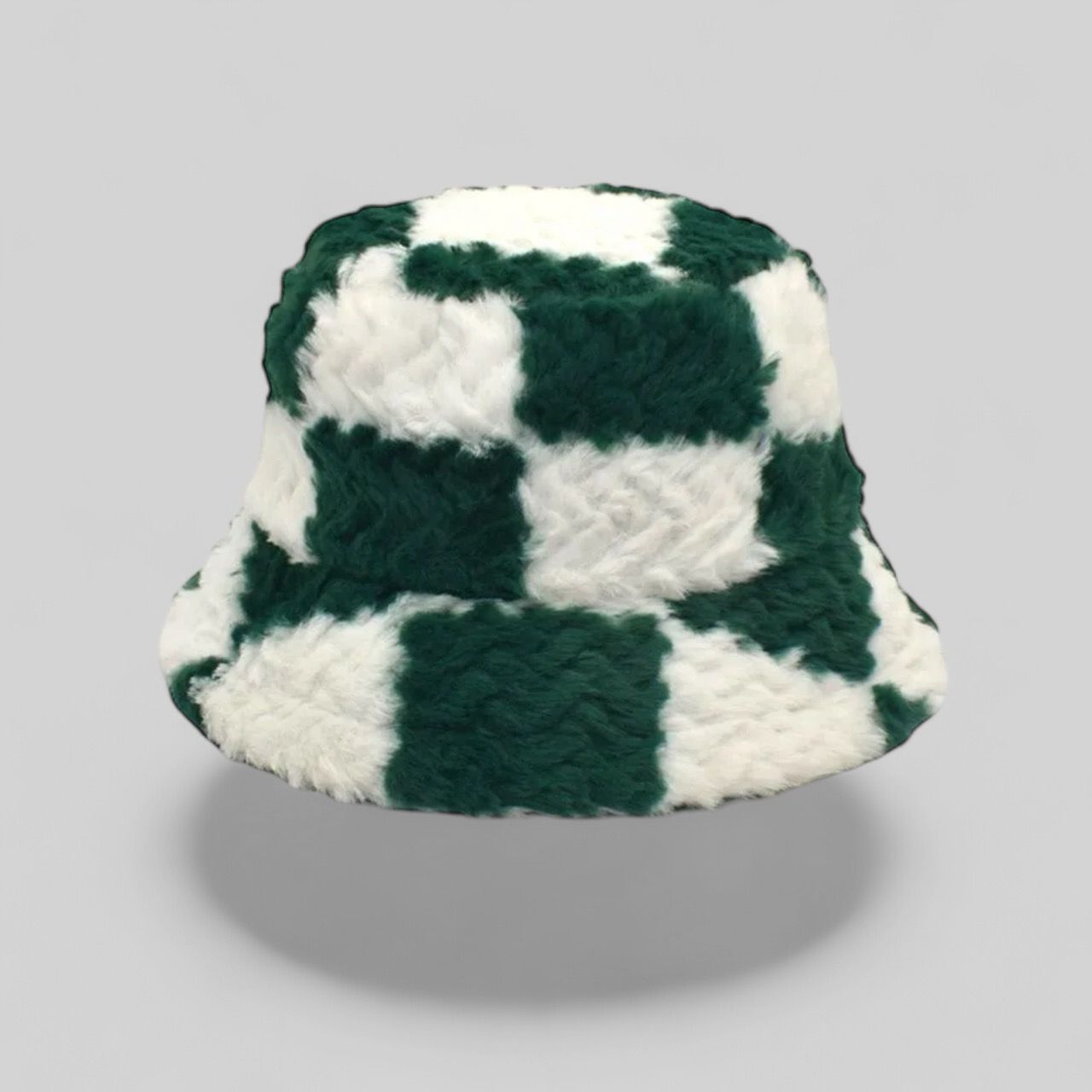 GREEN CHECKERED BUCKET