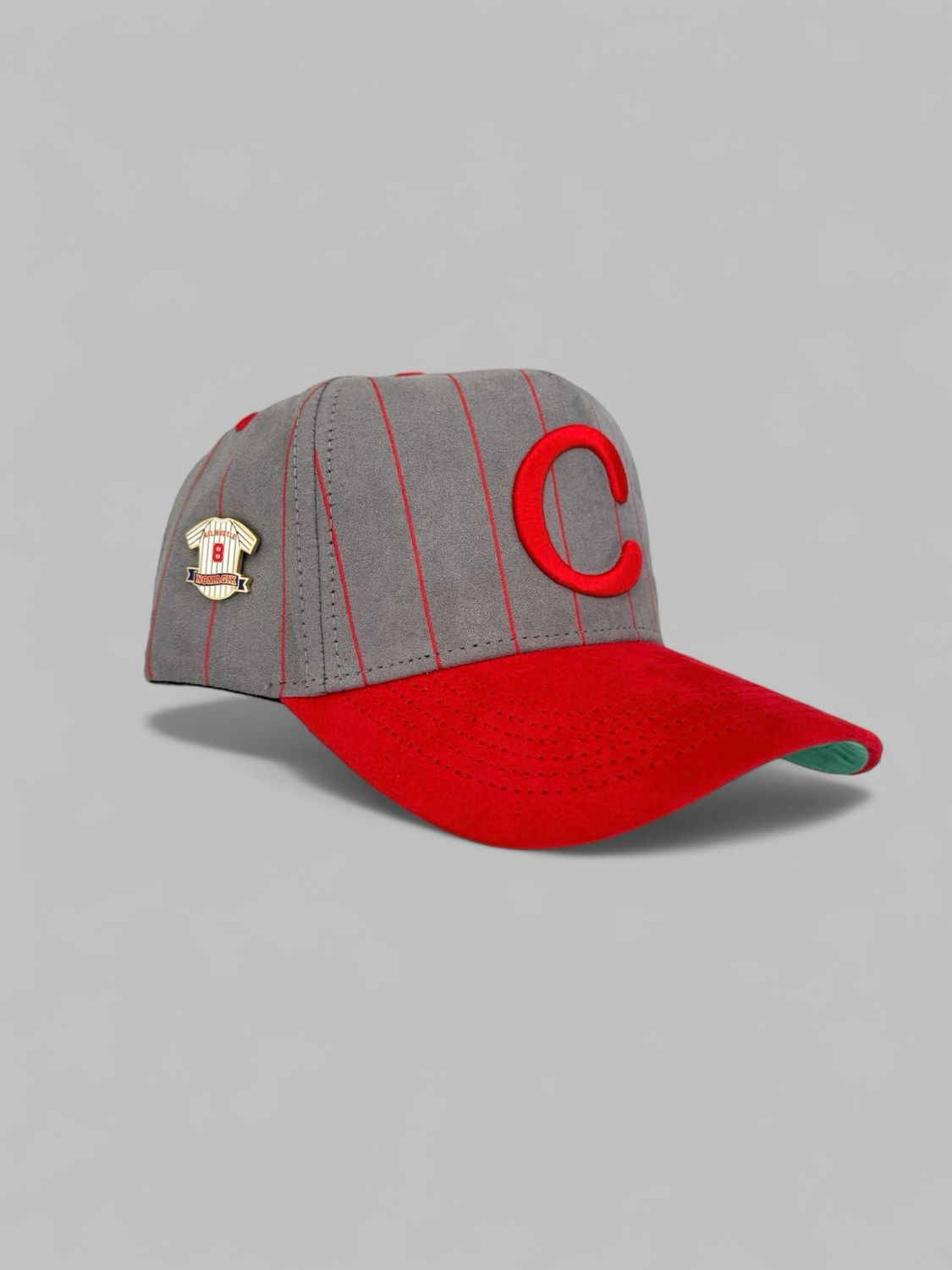 C-RED/GREY PINSTRIPE