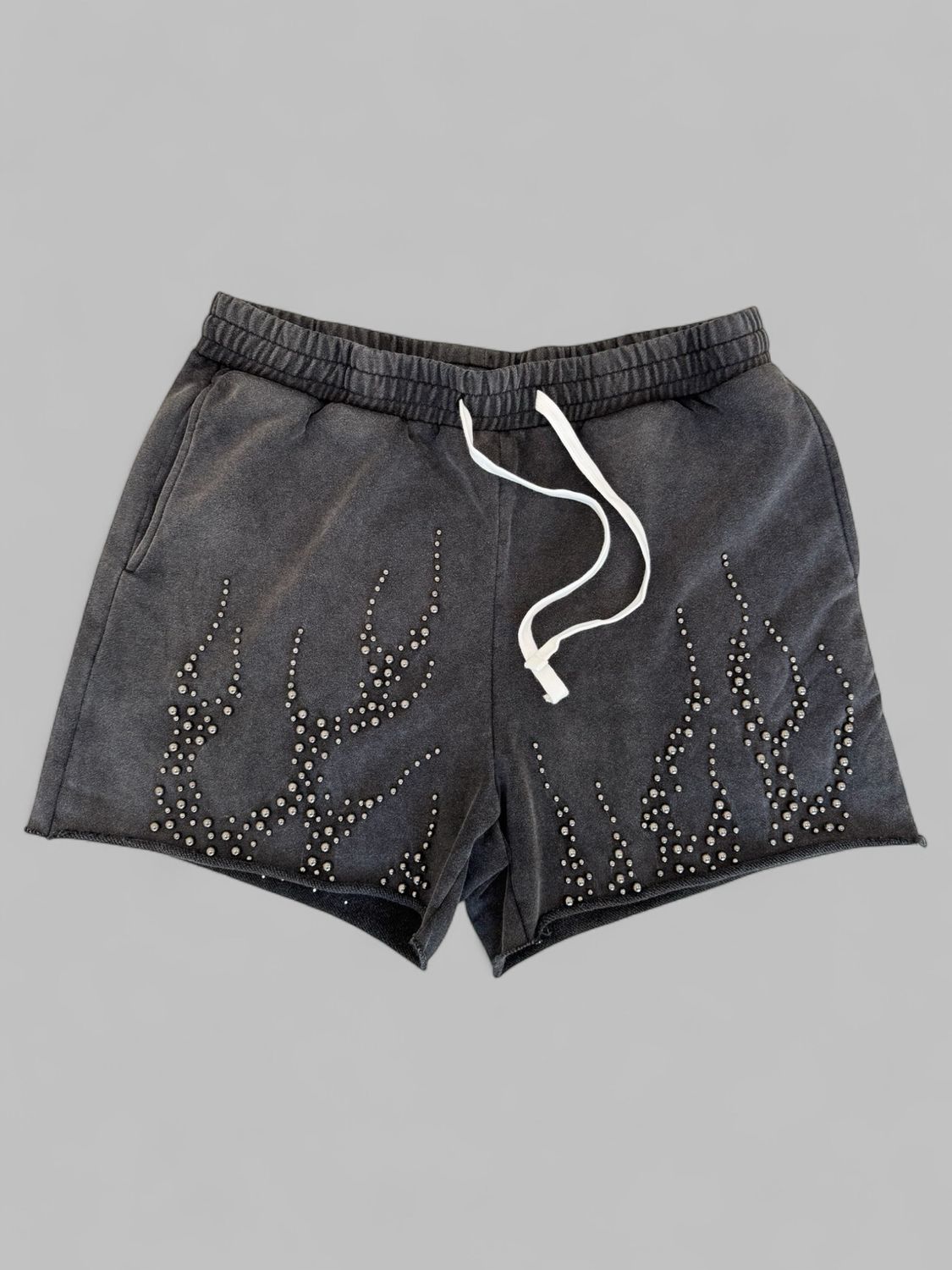 BEAD FLAME SHORTS(BLACK)