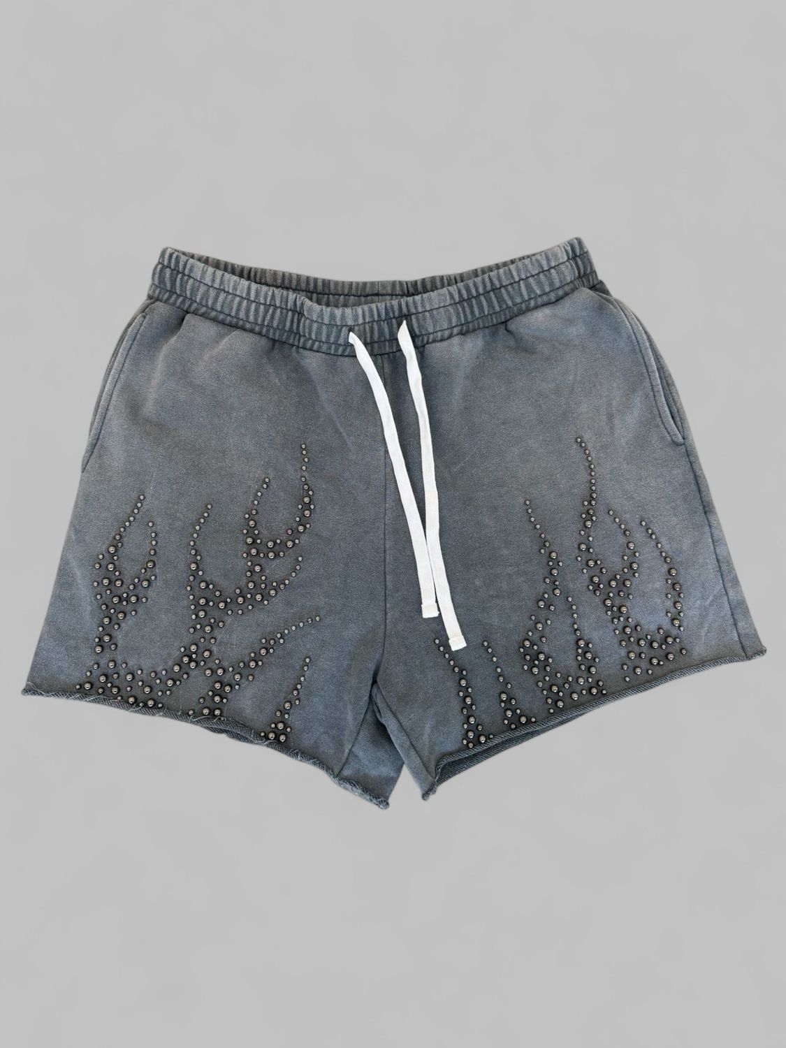 BEAD FLAME SHORTS( GREY)