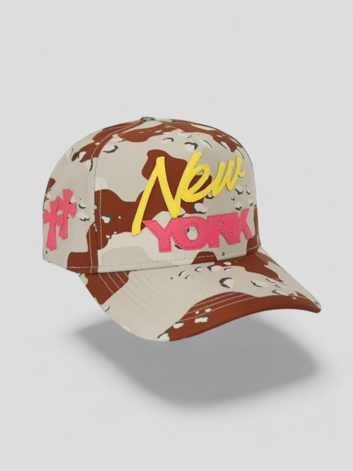 CAMO “NEW YORK” LEATHER LETTERING”