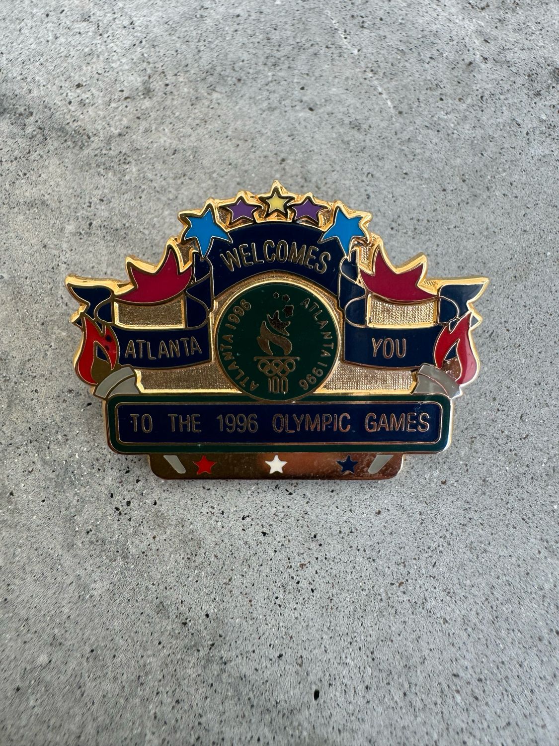 ATL WELCOMES YOU PIN ( ATL OLYMPICS )
