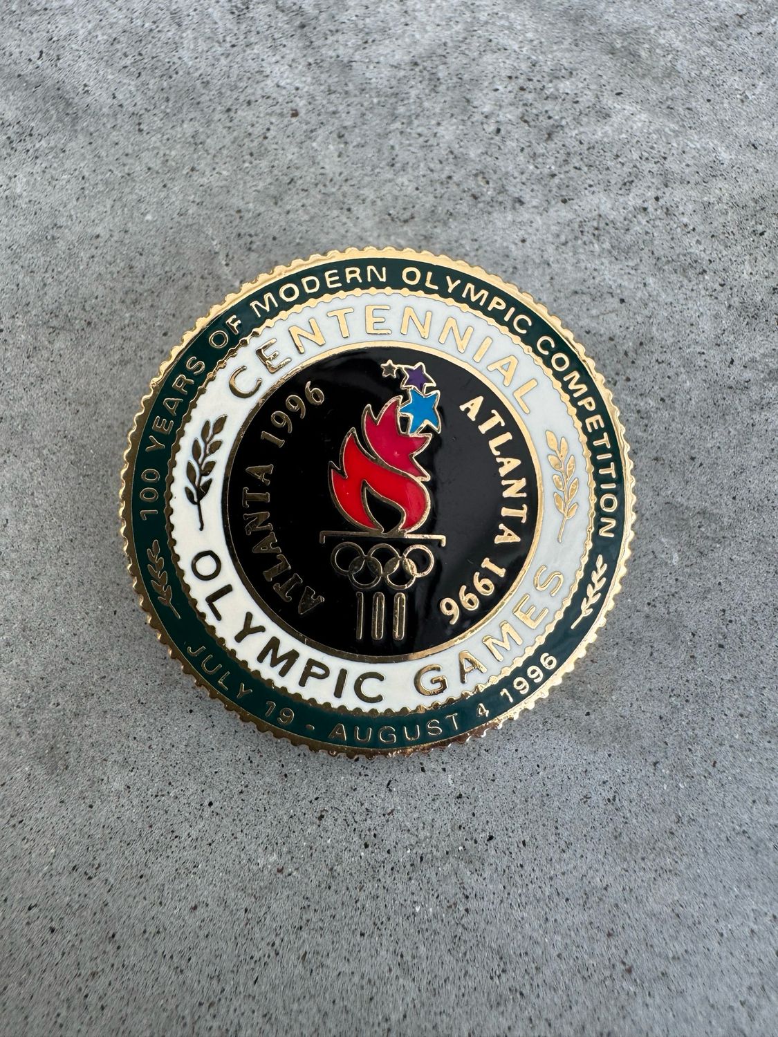 CENTENNIAL PIN ( ATL OLYMPICS )