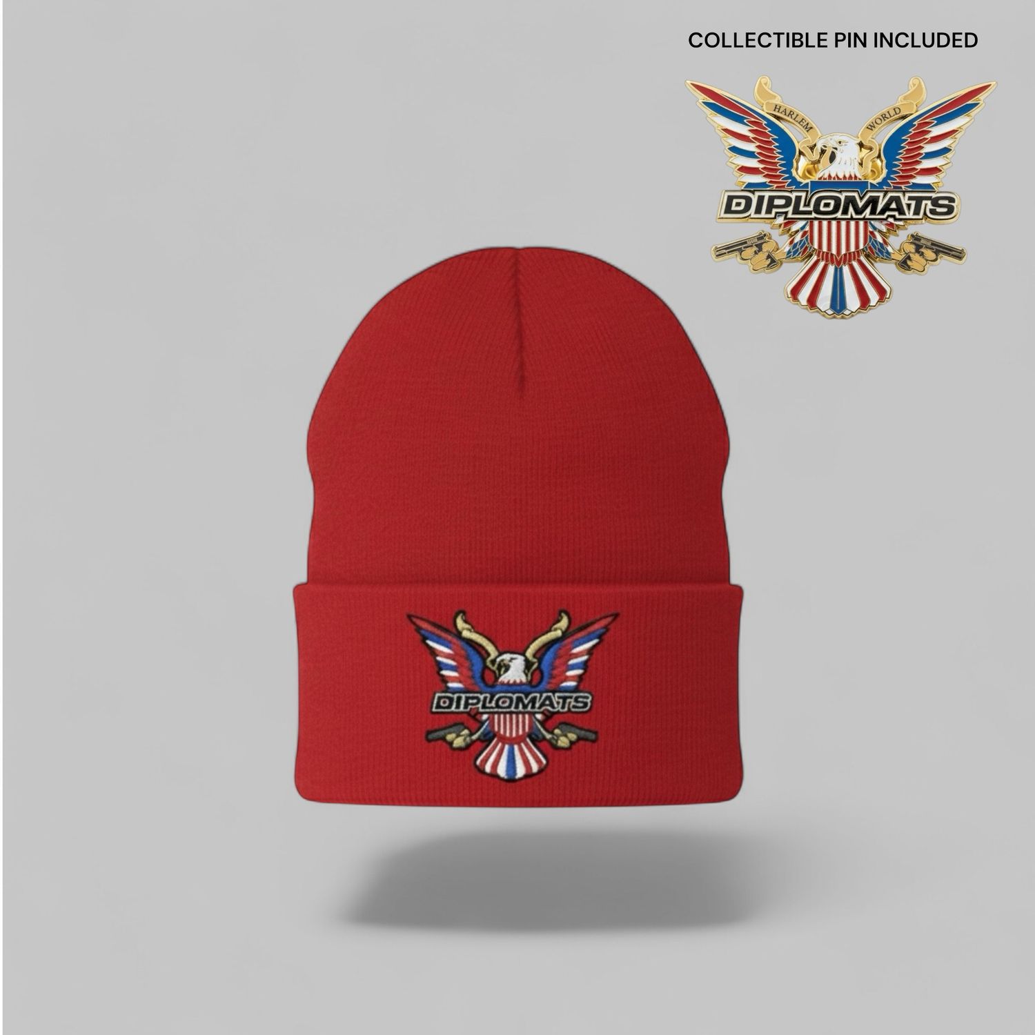DIPSET- RED BEANIE