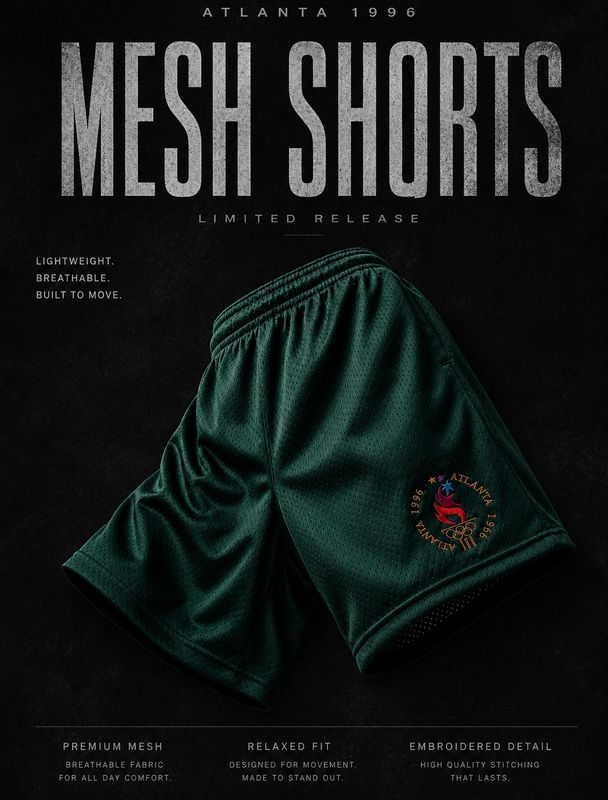 ATL SHORT- HUNTER GREEN
