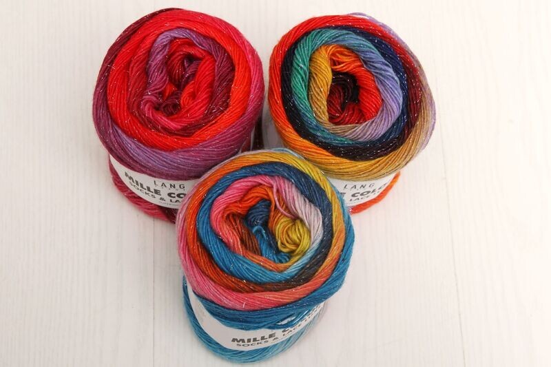 Mille Coloris Socks Luxe 4 ply de Lang Yarns 100g / 400m