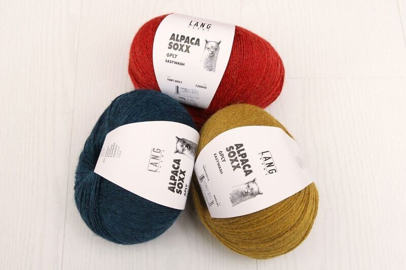ALPACA SOXX 6 ply - Lang Yarns 150g / 390m
